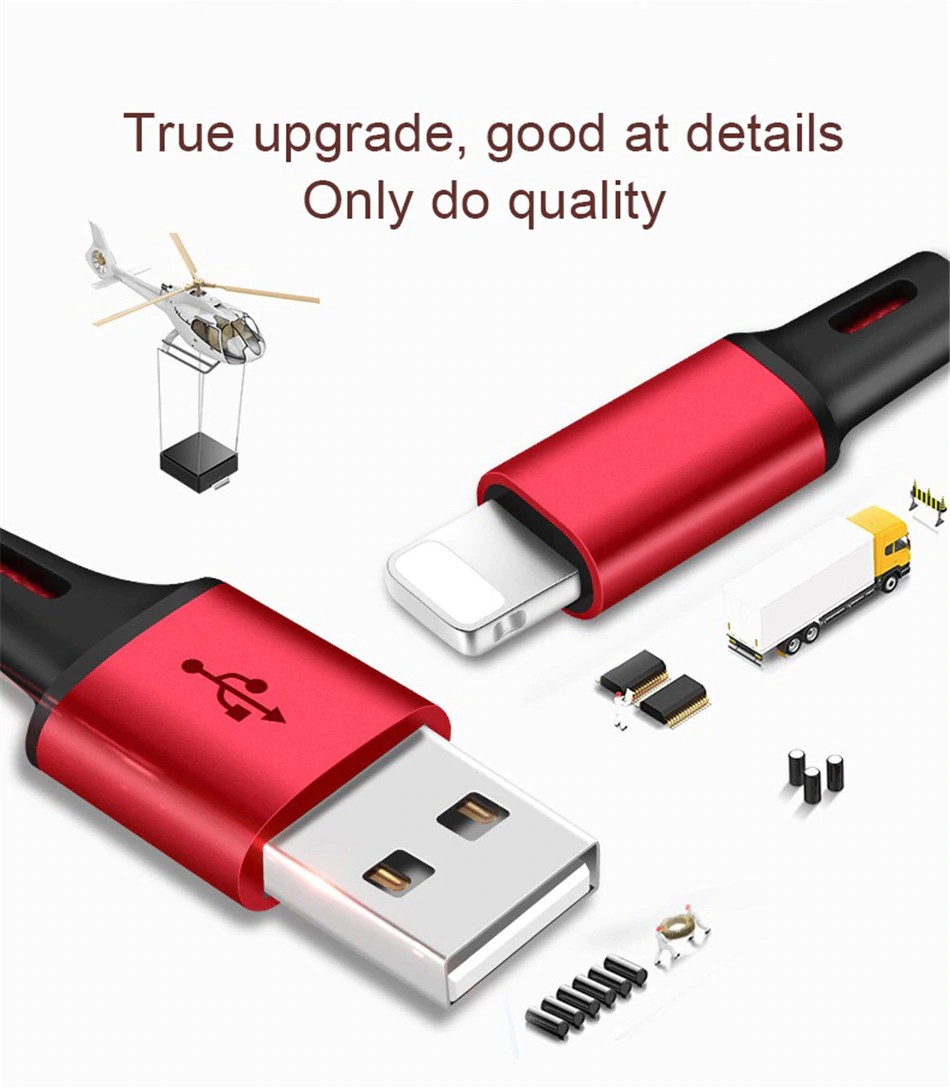 NOHON Micro USB Cable Type-C 8pin 3 2 in 1 For iPhone 7 8 6 6S Plus X iOS Android For Xiaomi LG Cable Fast Charger Cables 1 (5)