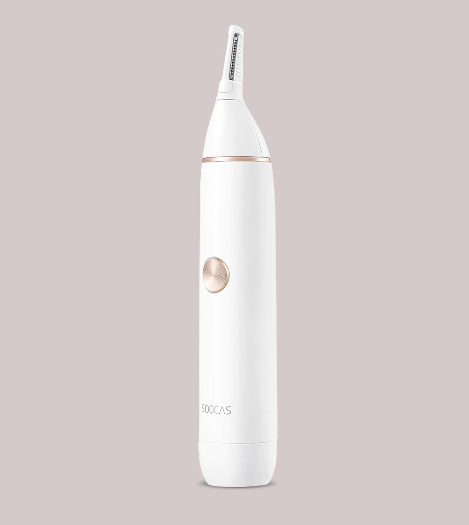 XIAOMI Mijia SOOCAS Nose Eyebrow Hair Trimmer N1 Sharp Blade Body Wash Portable Minimalist Design Safe Cleaner trim (2)