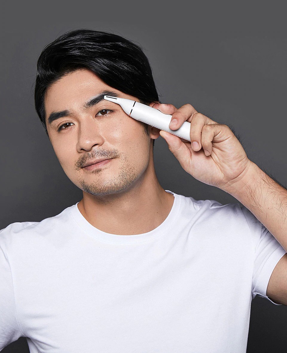 XIAOMI Mijia SOOCAS Nose Eyebrow Hair Trimmer N1 Sharp Blade Body Wash Portable Minimalist Design Safe Cleaner trim (9)