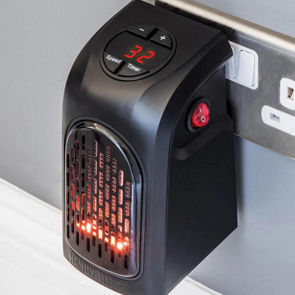 Alloet 400W Electric Heater Mini Fan Heater Desktop Household Wall Handy Heating Stove Radiator Warmer Machine for Winter (5)