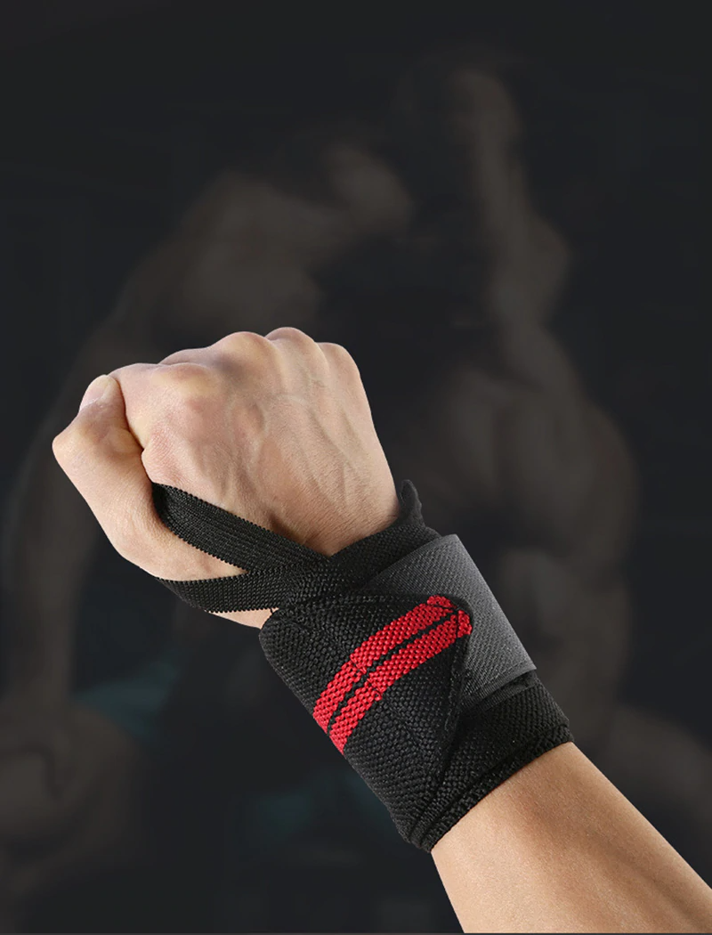 Weight Lifting Strap Fitness Gym Sport Wrist Wrap Bandage Hand Support Wristband (3)
