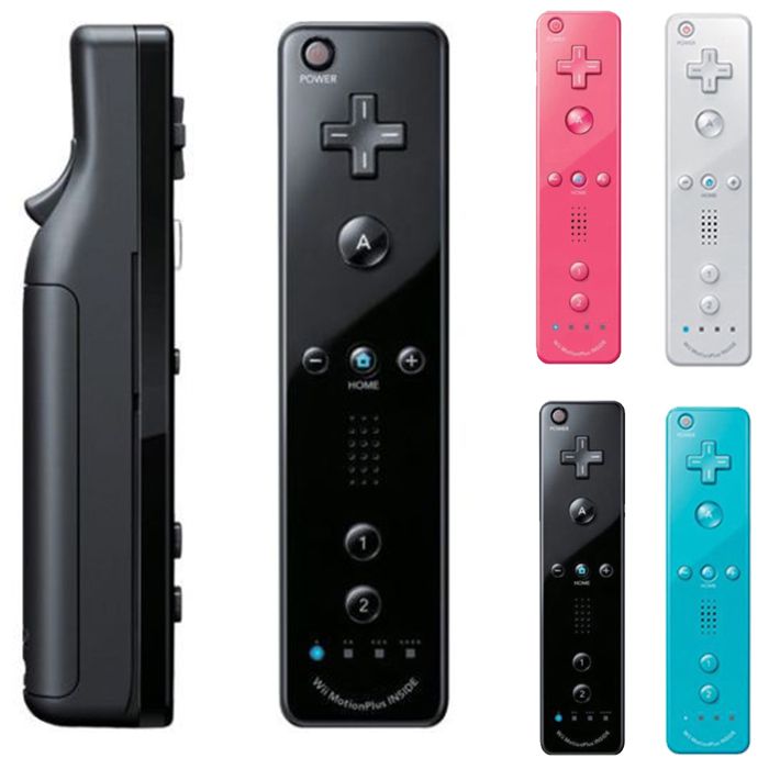 סט Wii מושלם מוט ראשי+נאנצאוק במגוון צבעים Wii Remote And Nunchuk Controlle