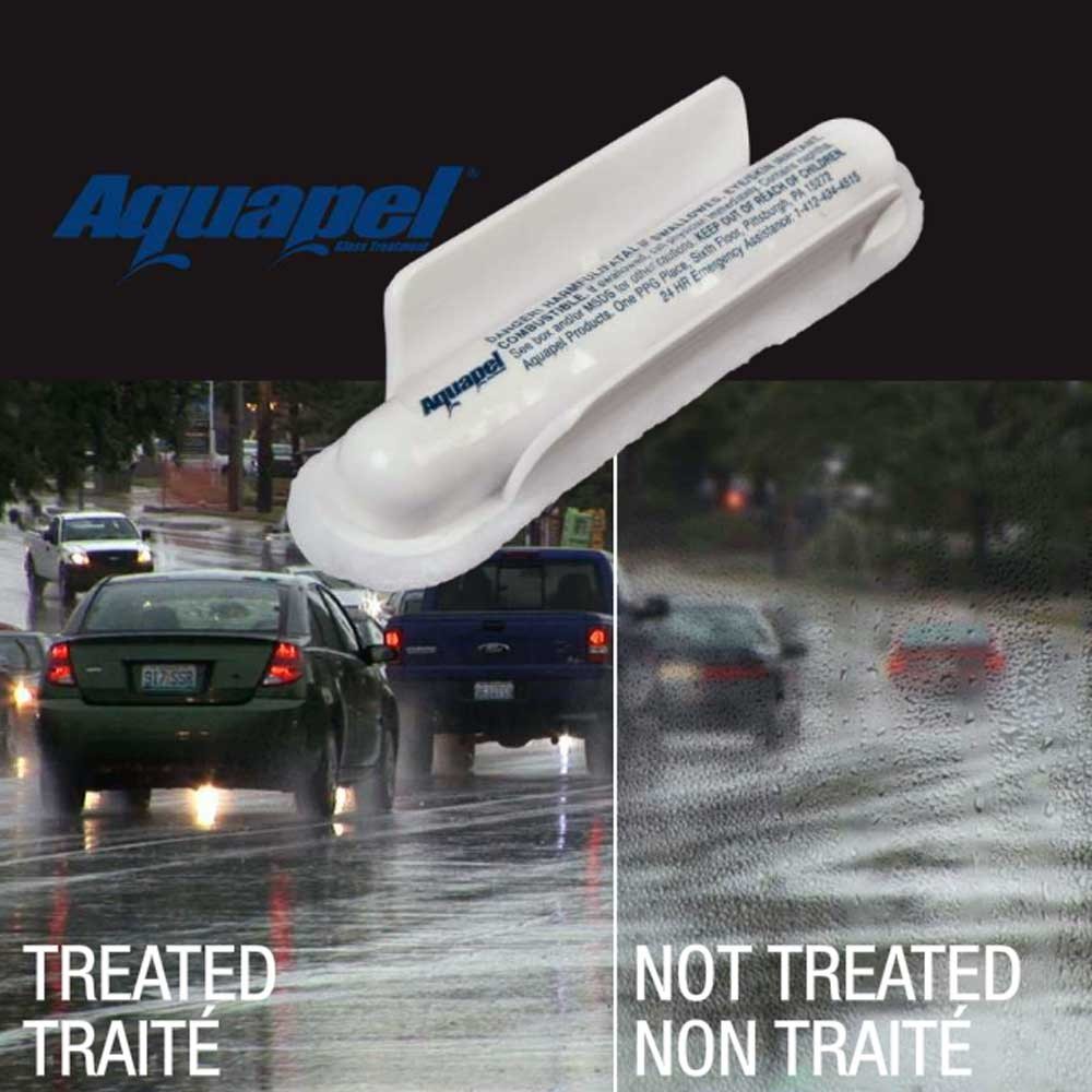 פטנט העולמי! AQUAPEL ציפוי הדוחה מים ונוזלים מכל זכוכית ומעל שמשת ...