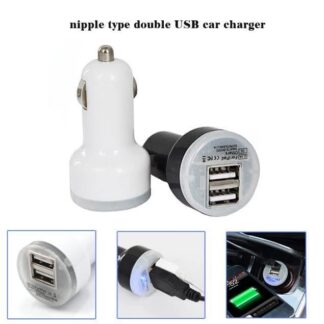 מטען USB לרכב 2 כניסות בעוצמה 3.1 אמפר