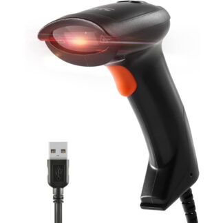 קורא ברקוד סורק לייזר ידני מקצועי עם חיבור USB