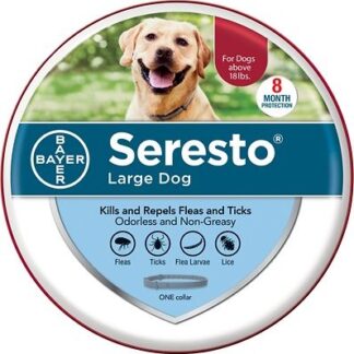 קולר סרסטו לכלב גדול מעל 8 ק"ג seresto