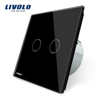 מפסק חכם כפול תחת הטיח מסך מגע (TOUCH) אלגנט כל הצבעים