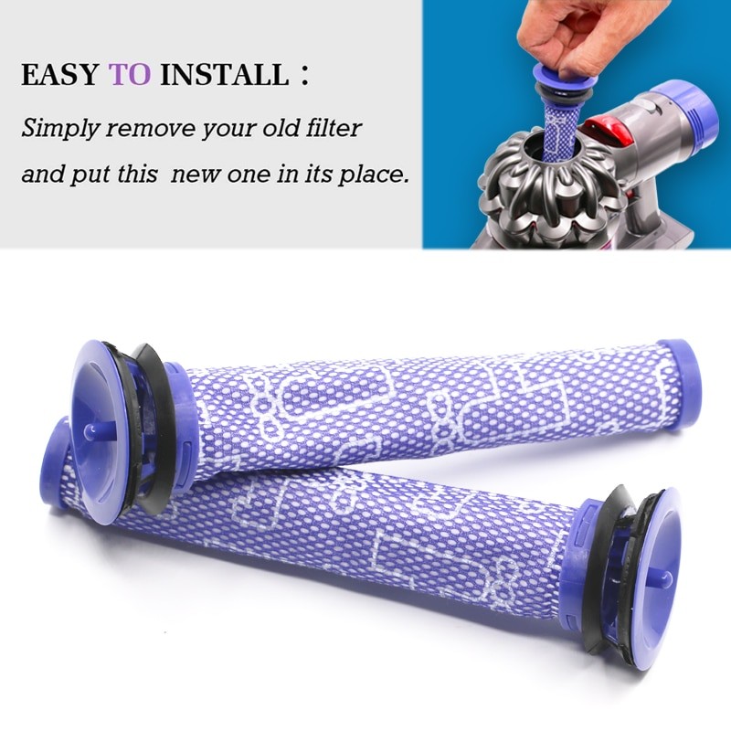 ⁦זוג פילטרים קוניים לשואב אבק דייסון Dyson Filter DC58,DC59,DC61,DC62,DC72,DC74,V6,V7,V8⁩ – תמונה ⁦3⁩