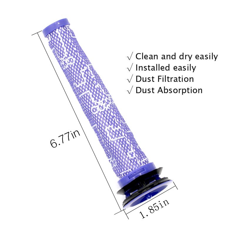 ⁦זוג פילטרים קוניים לשואב אבק דייסון Dyson Filter DC58,DC59,DC61,DC62,DC72,DC74,V6,V7,V8⁩ – תמונה ⁦2⁩