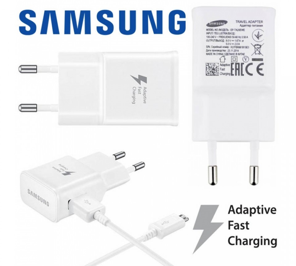 ⁦מטען מקורי ומהיר סמסונג לגלקסי Fast Charge מיקרו MiCRO USB⁩ – תמונה ⁦3⁩
