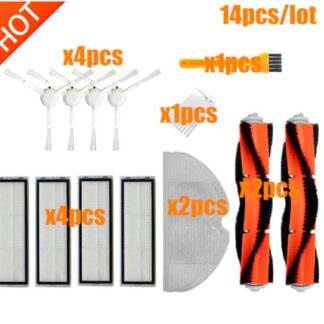 ערכת אביזרים לשואב אבק רובוטי Xiaomi Mi Robot Vacuum Mop שיאומי - 14 חלקים