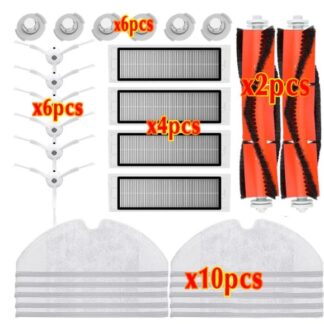 ערכת אביזרים לשואב אבק רובוטי XIAOMI Roborock שיאומי -28 חלקים