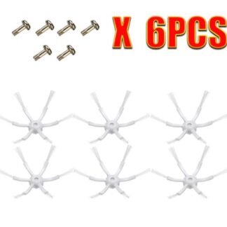 6 מברשות צד משודרגות עם 6 זרועות לניקוי מקסימלי לשואב אבק רובוטי XIAOMI שיאומי