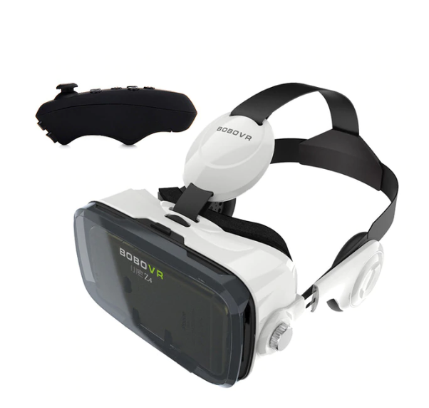 משקפי מציאות מדומה BOBOVR משולבות אוזניות ושלט בלוטות