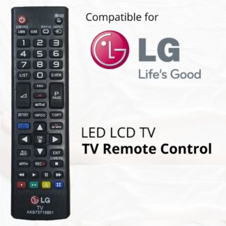 שלט מקורי לטלוויזיות LG אל ג'י דגם Akb73715601