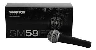 2 יחידות מיקרופון דינמי מקצועי SHURE 58 דגם סיני