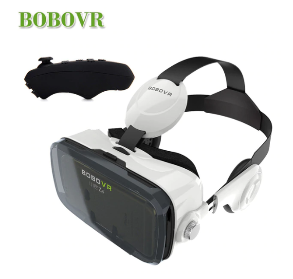משקפי מציאות מדומה BOBOVR משולבות אוזניות ושלט בלוטות – תמונה 2