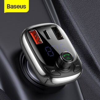 משדר fm מקצועי ומתקדם מבית Baseus כולל דיבורית, שמיעת מוזיקה, מטען מהיר ועוד!