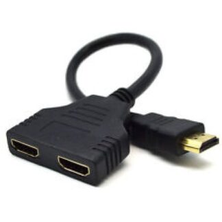 מפצל hdmi זכר לשתי נקבות hdmi