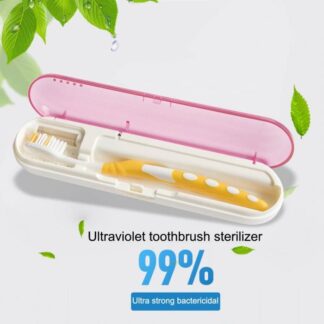 מכשיר לחיטוי מברשות שיניים בטכנולוגיית UV משמיד 99.9% מהחיידקים