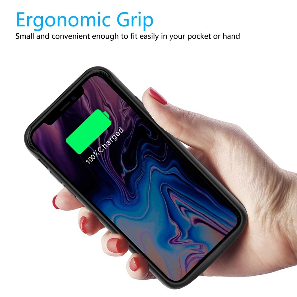 כיסוי מטען לאייפון Xs mAX בקיבולת עוצמתית של 5000mAh – תמונה 3