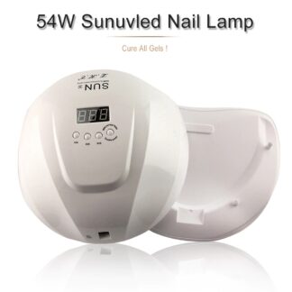 מכונה מקצועית ומתקדמת לייבוש לק 54W UV LED SUN X