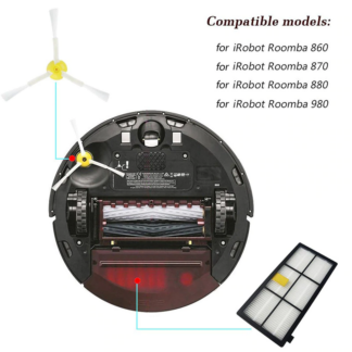 ערכת אחזקה שנתית לאיי רובוט רומבה סדרה iRobot Roomba 800/900