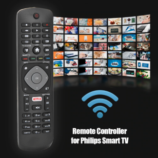 שלט אוניברסלי תואם לטלויזיה חכמה פיליפס PHILIPS Smart TV PH4 NETFLIX
