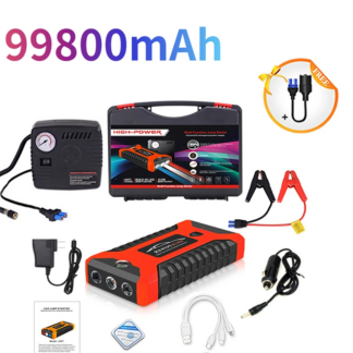 בוסטר התנעה מקצועי 68800mAh  – לרכבים, סלולרים ועוד!