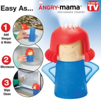 Angry Mama – מנקה מיקרו - הדרך היעילה לנקות את המיקרוגל!