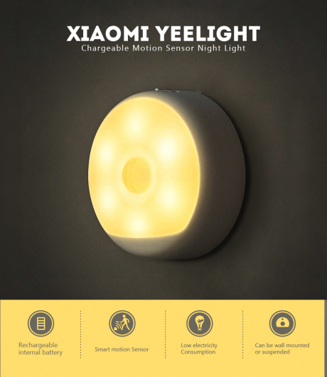 מנורת לילה Xiaomi עם חיישן תנועה - Yeelight