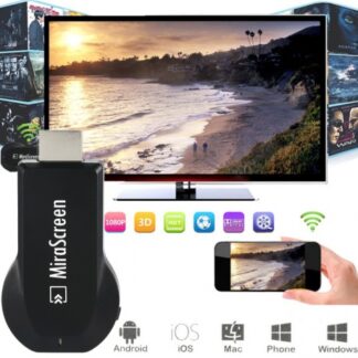 סטרימר אלחוטי WIFI להעברת סרטים ותמונות מהסמרטפון /טבלט ישירות למסך הטלויזיה בקלות