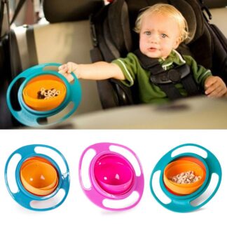 צלחת הפלא! GYRO BOWL - קערה המסתובבת 360 מעלות כולל כיסוי!
