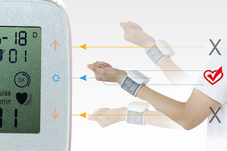 מודד לחץ דם דיגיטלי עם צג LCD – תמונה 3