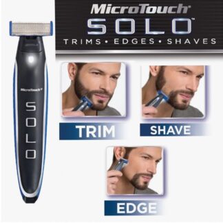 Micro Touch SOLO - מכונת גילוח/דילול שיער לפנים ולגוף החדשנית והנמכרת ביותר!