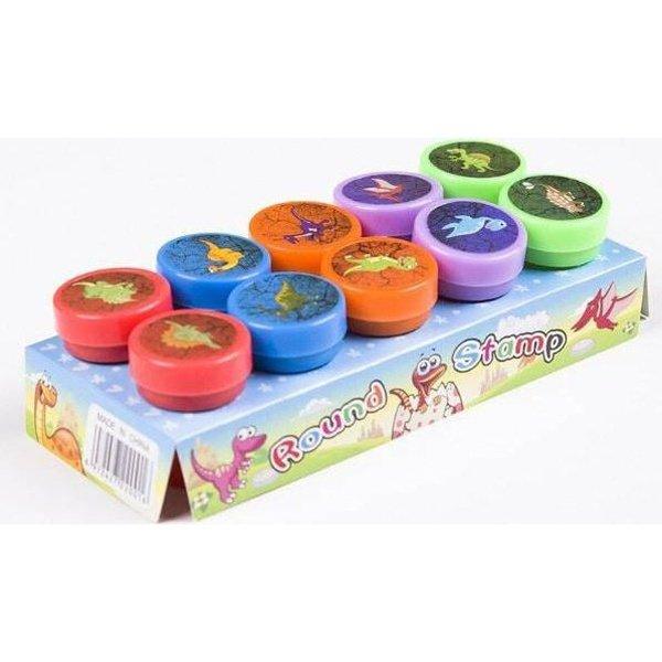 חותמות לילדים - סט 10 חותמות צבע במגוון צורות ועיצובים יצירתיים – תמונה 6
