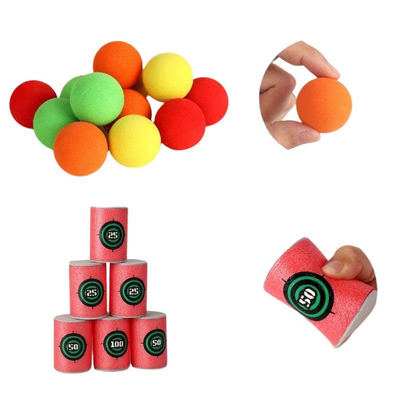חץ וקשת עם כדורי ספוג רכים לילדים - צעצוע קליעה למטרה בטוח ומהנה – תמונה 5