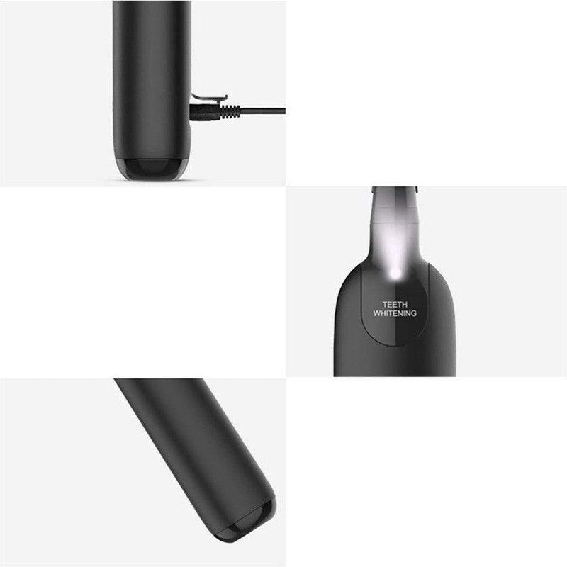 מכשיר אולטראסוני לניקוי אבנית בשיניים נטען USB עם 3 ראשים מתחלפים לבית – תמונה 6