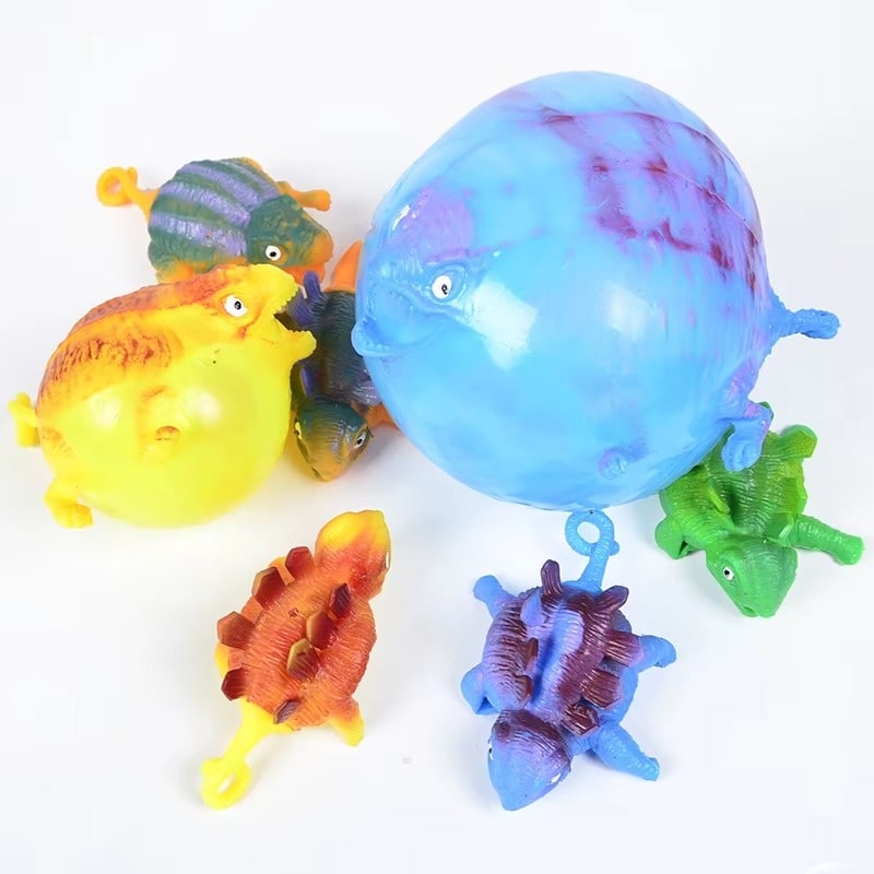 חיות מתנפחות לילדים - סט 2 יחידות בגודל 40 סמ, צבעוניות ועמידות – תמונה 5