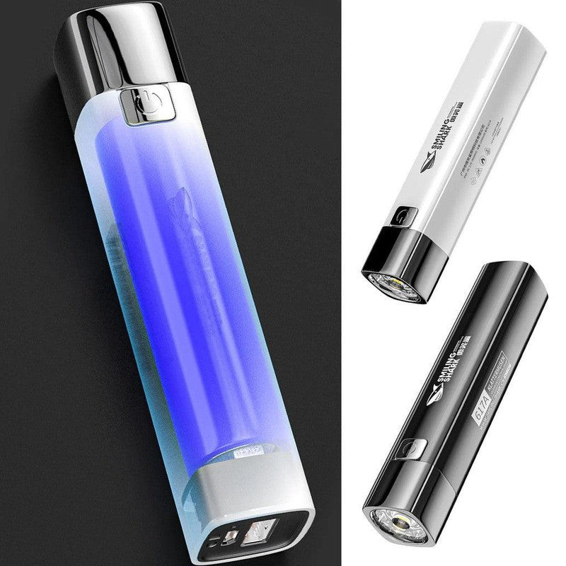 פנס LED נטען USB נייד וחזק במיוחד לשימוש ממושך – תמונה 2