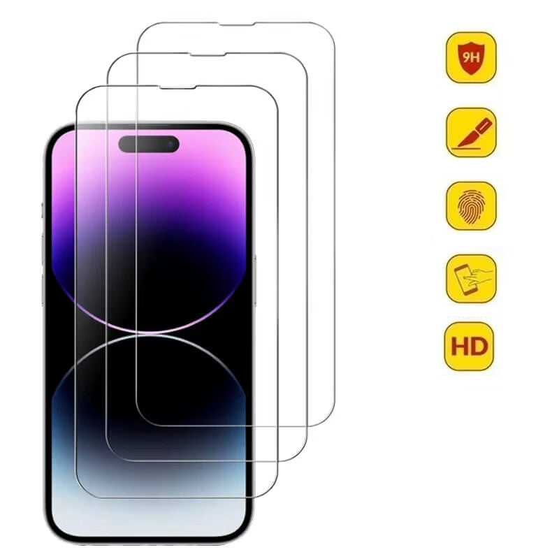 מגני מסך לאייפון – מארז 3 זכוכיות GERTONG בעובי 0.3mm – תמונה 4
