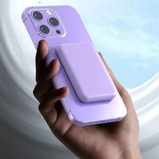 סוללת גיבוי עם טעינה אלחוטית 10,000mAh - דקה, קומפקטית וכוללת יציאת USB לטעינה מהירה