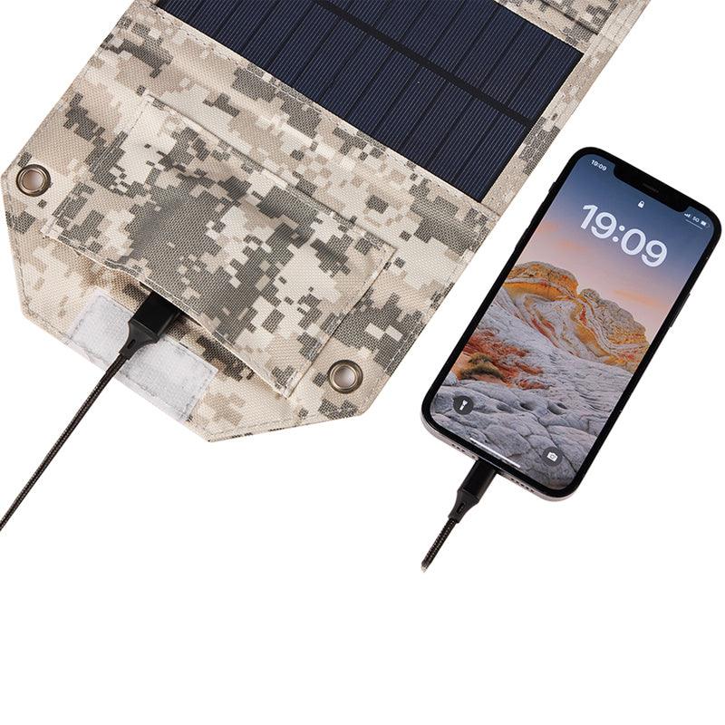 לוח טעינה סולארי נייד מתקפל עם יציאת USB לטעינה מהירה בכל מקום - 60W/100W
