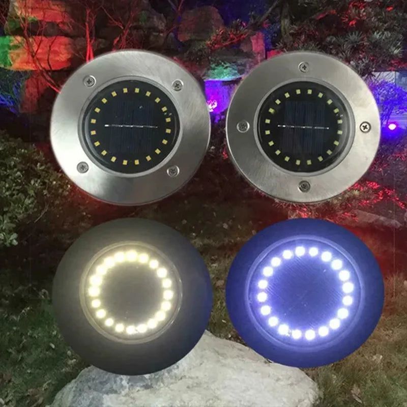 תאורה סולארית לגינה עם 8 נורות לד עמידות למים IP65 – תמונה 2
