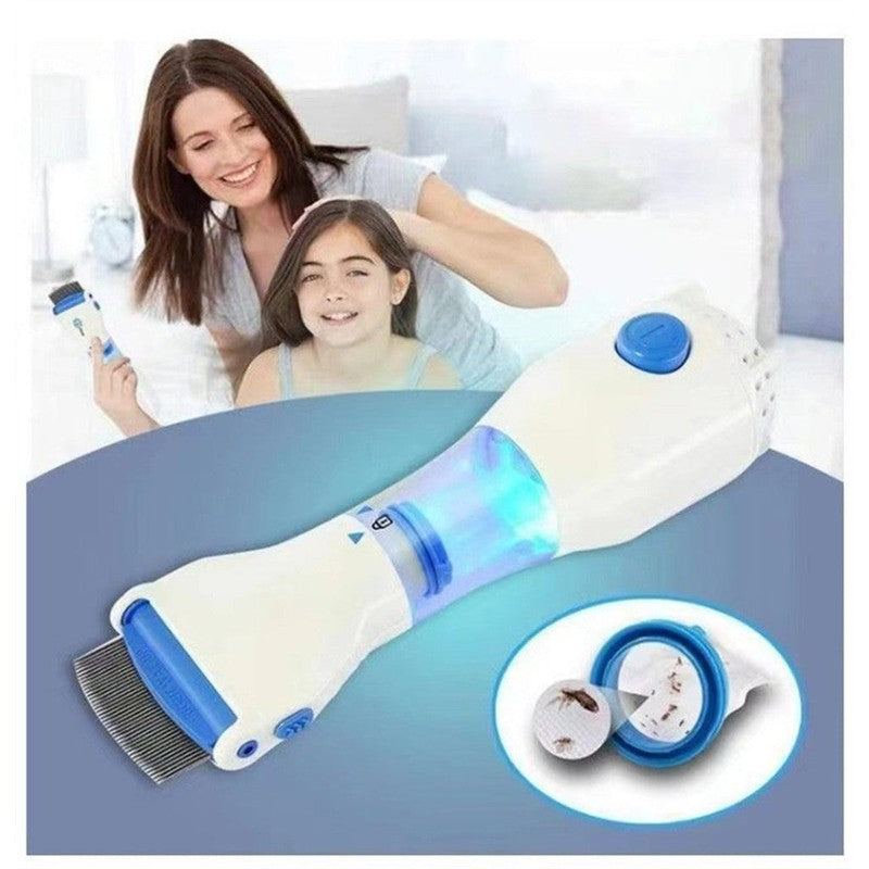 מסרק כינים חשמלי להסרת כינים וביצים ללא כימיקלים