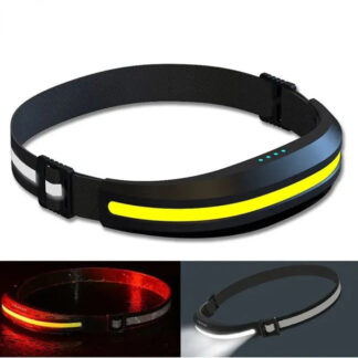פנס ראש לד נטען USB עמיד במים לטיולים, קמפינג ומצבי חירום