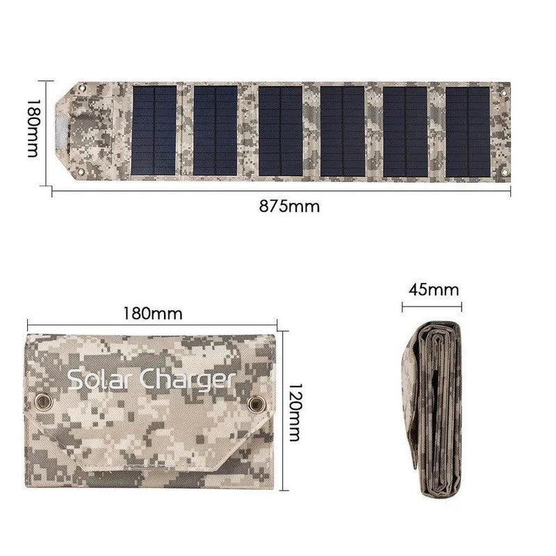 לוח טעינה סולארי נייד מתקפל עם יציאת USB לטעינה מהירה בכל מקום - 60W/100W – תמונה 6