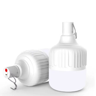מנורת LED נטענת חזקה עם טעינת USB וו לתלייה