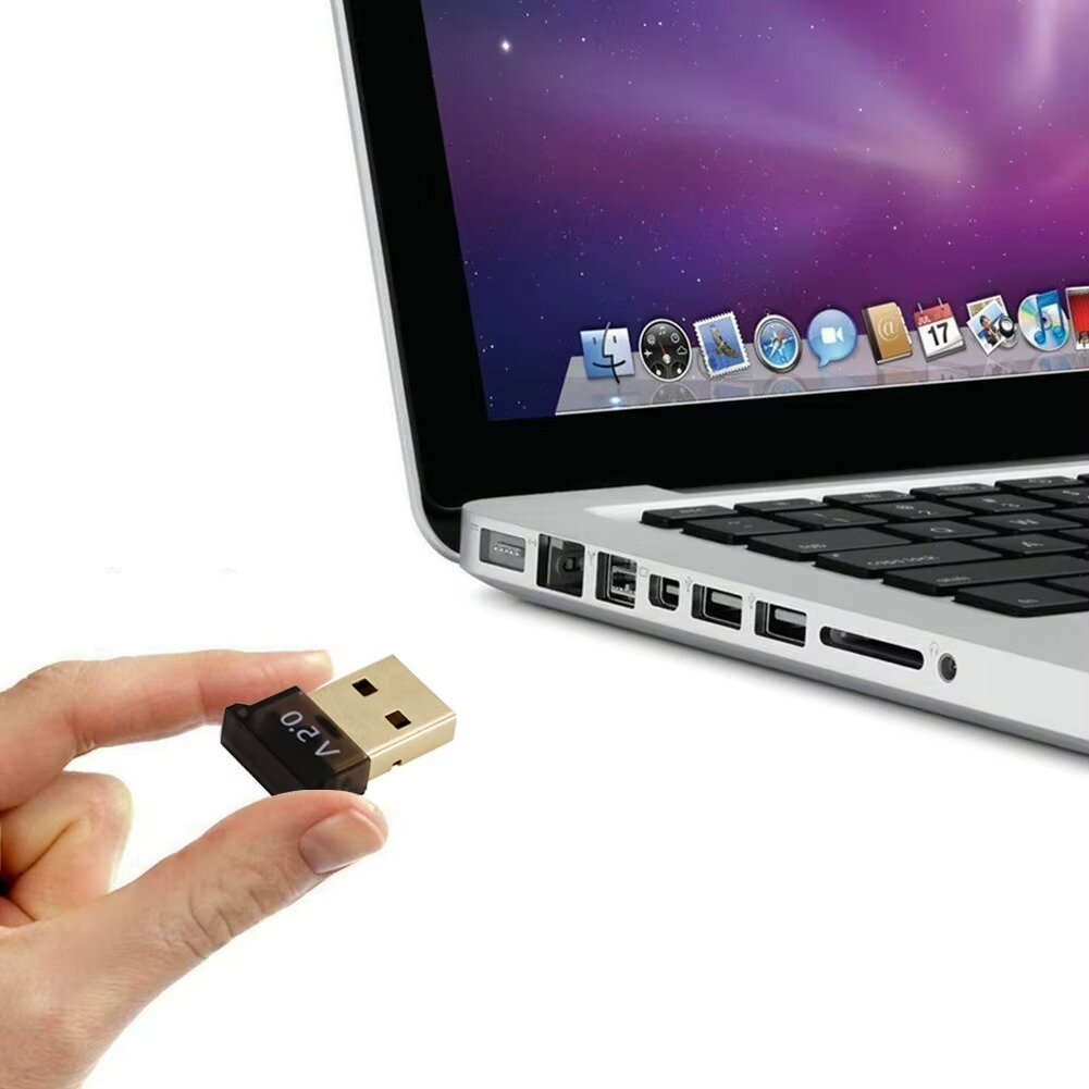 מתאם בלוטוס USB מיניאטורי למחשב - חיבור קל למחשבים, אוזניות ומדפסות – תמונה 4