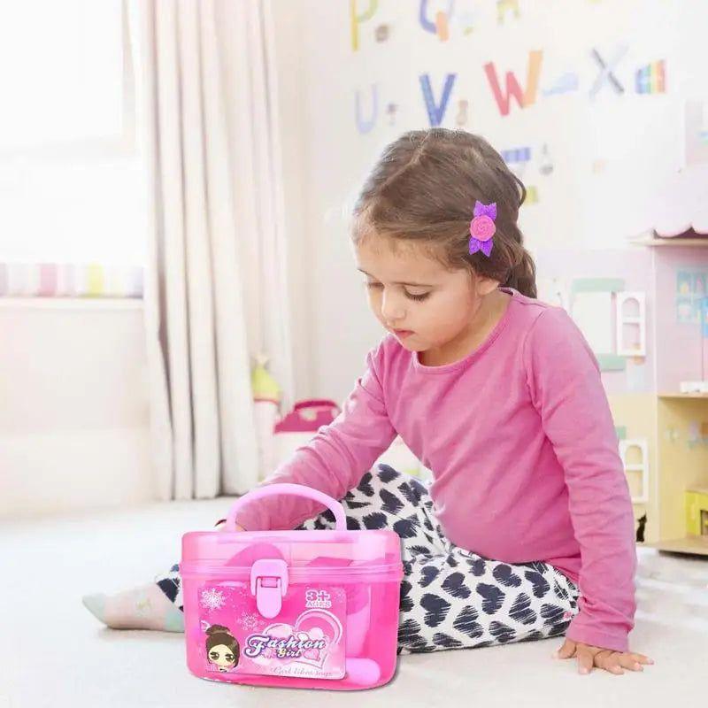 ערכת מוצרי טיפוח צעצוע לילדות - 32 חלקים במארז מעוצב ואיכותי – תמונה 3